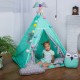  TIPI namiot dla dzieci – Wigwam Gwiazdki z matą Bonbon i poduszkami