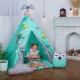  TIPI namiot dla dzieci – Wigwam Gwiazdki z matą Bonbon i poduszkami